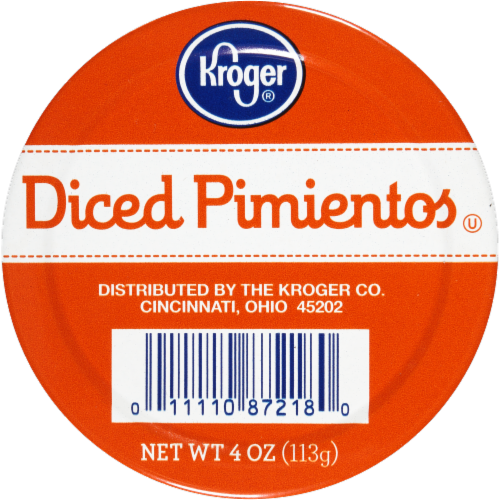 Kroger® Diced Pimientos Perspective: top