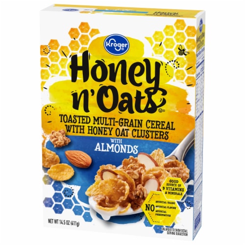 Kroger® Honey n' Oats with Almonds Cereal Perspective: top