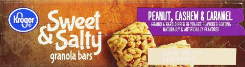 Kroger® Peanut Cashew & Caramel Granola Bars Perspective: top