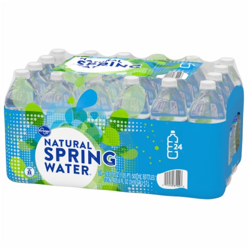 Kroger® Natural Spring Bottled Water Perspective: top