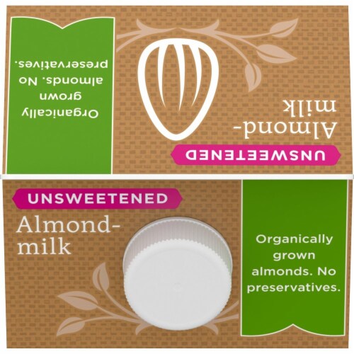 Simple Truth Organic™ Dairy Free Organic Unsweeted Original Almond Milk Half Gallon Perspective: top