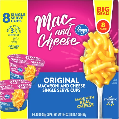 Kroger® Macaroni & Cheese Cups Perspective: top