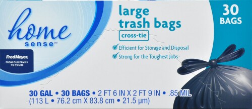Fred Meyer ® Large Trash Bags Perspective: top