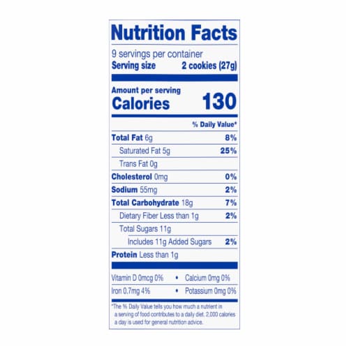 Kroger® Coconut & Caramel Fudge Cookies Perspective: top