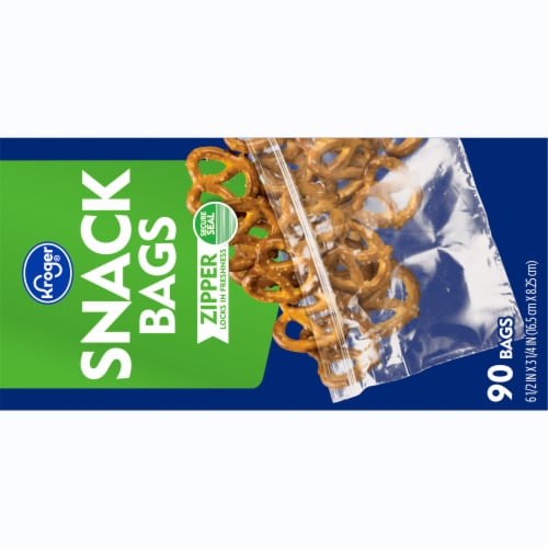 Kroger Secure Seal Zipper Snack Bags 90 ct Kroger