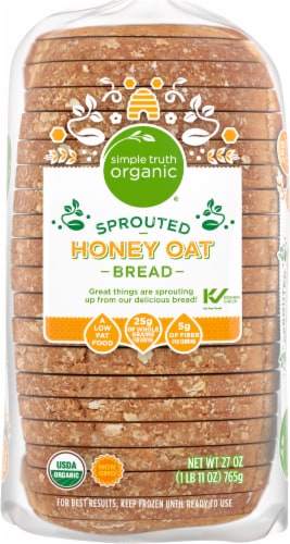 Simple Truth Organic™ Sprouted Honey Oat Bread Perspective: top