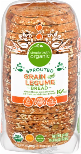 Simple Truth Organic® Sprouted Grain and Legume Bread Perspective: top