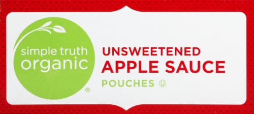 Simple Truth Organic® Unsweetened Applesauce Pouches Perspective: top