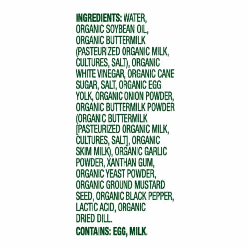 Simple Truth Organic® Creamy Ranch Salad Dressing Perspective: top