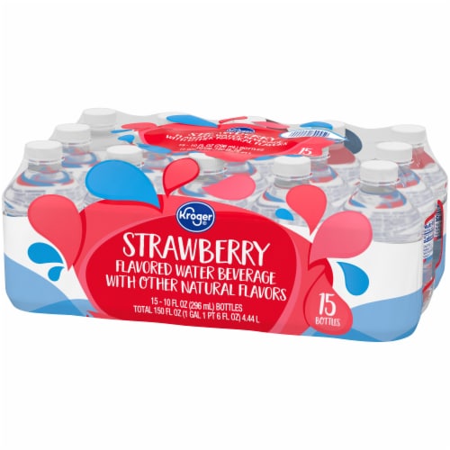Kroger® Strawberry Flavored Bottled Water Perspective: top