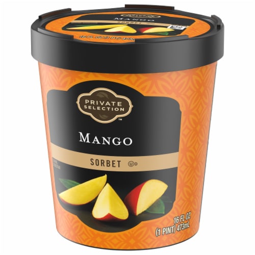 Private Selection® Mango Sorbet Pint Perspective: top