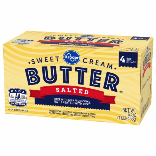 Kroger® Salted Butter Sticks Perspective: top
