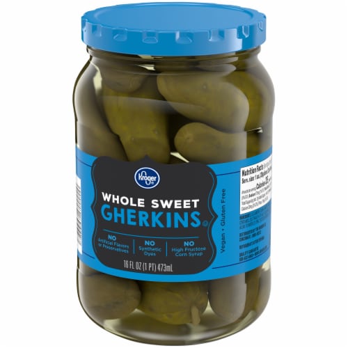 Kroger® Whole Sweet Gherkins Perspective: top