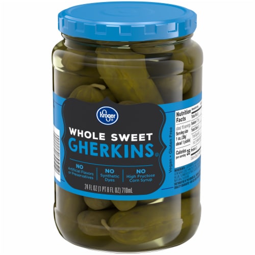 Kroger® Whole Sweet Gherkins Perspective: top