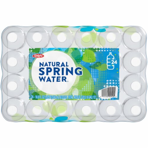 Ralphs® Natural Spring Bottled Water Perspective: top