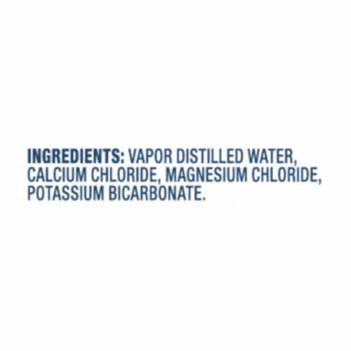 Simple Truth® Vapor Distilled Electrolyte Bottled Water Perspective: top