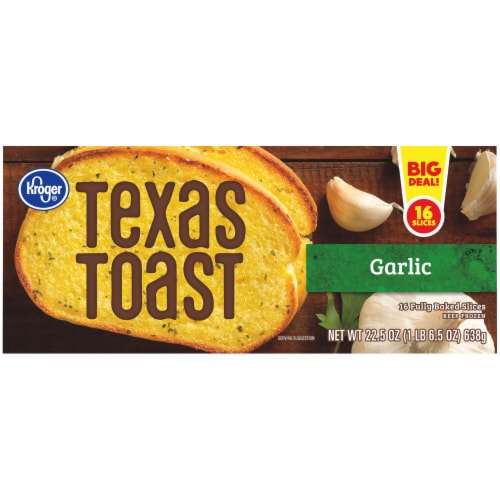 Kroger® Garlic Frozen Texas Toast Perspective: top