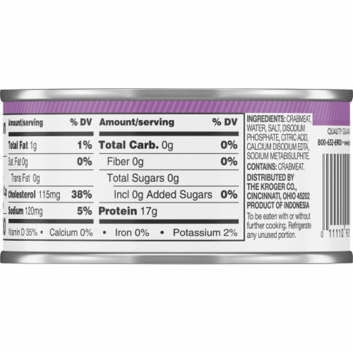 Kroger® Premium Lump Crab Meat Perspective: top