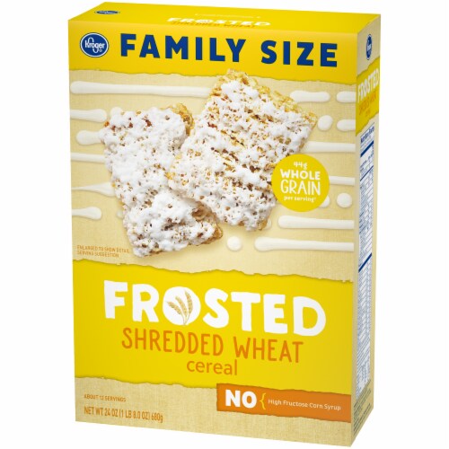Kroger® Frosted Shredded Wheat Cereal Perspective: top