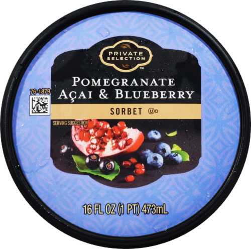 Private Selection™ Pomegranate Acai & Blueberry Sorbet Perspective: top