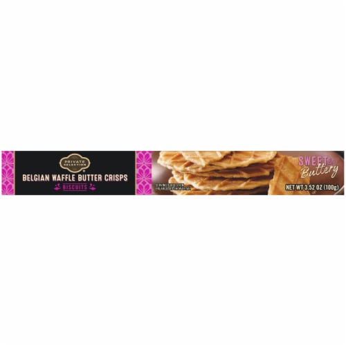 Private Selection® Belgian Waffle Butter Crisps Biscuits Perspective: top