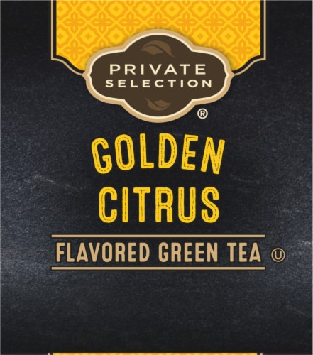 Private Selection® Golden Citrus Green Tea Bags Perspective: top