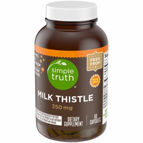 Simple Truth® Milk Thistle Capsules 350mg Perspective: top