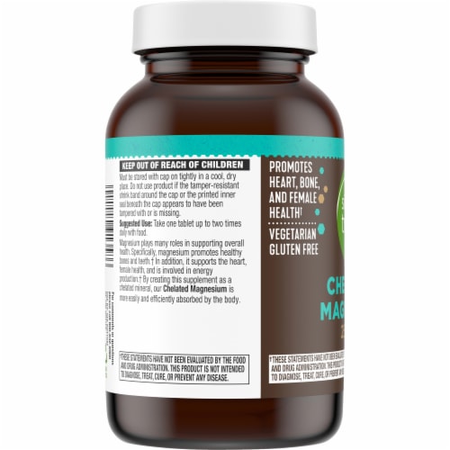 Simple Truth® Chelated Magnesium Tablets 250mg Perspective: top