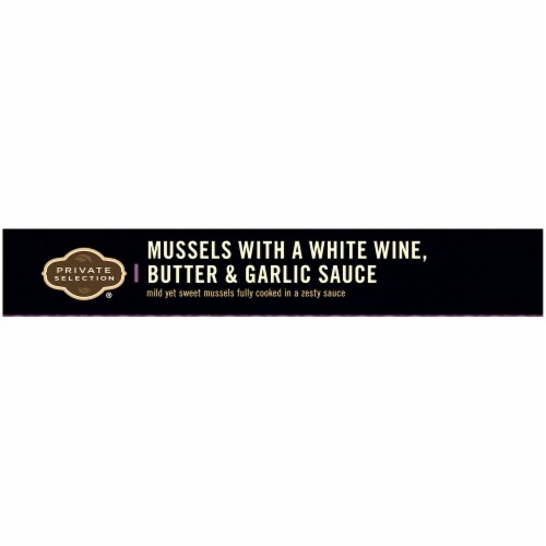 Private Selection® Mussels with a White Wine Butter & Garlic Sauce Perspective: top