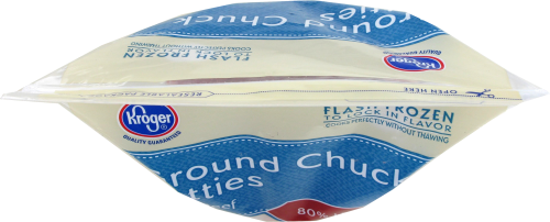 Kroger® Ground Chuck Patties Perspective: top