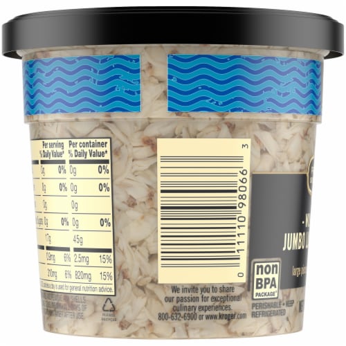 Private Selection® Wild Caught Jumbo Lump Crabmeat Perspective: top
