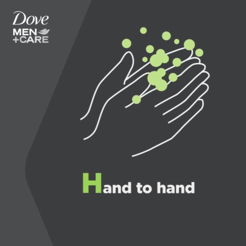 Dove Men+Care Extra Fresh 3 in 1 Cleanser for Body Face and Shaving Bar Soap Perspective: top