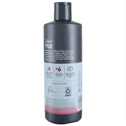 Dove Men+Care Renewing For Aging Skin Body Wash, Antioxidants, 18 fl oz Perspective: top