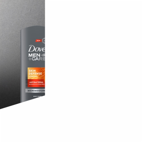 Dove Men+ Care Body and Face Wash Antibacterial With MicroMoisture Perspective: top