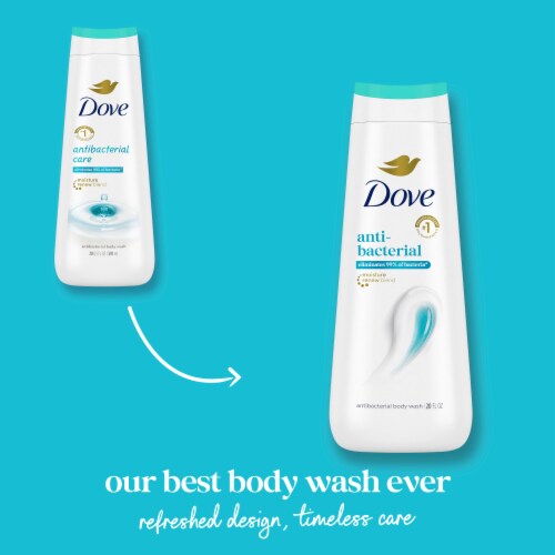 Dove Antibacterial Body Wash Perspective: top