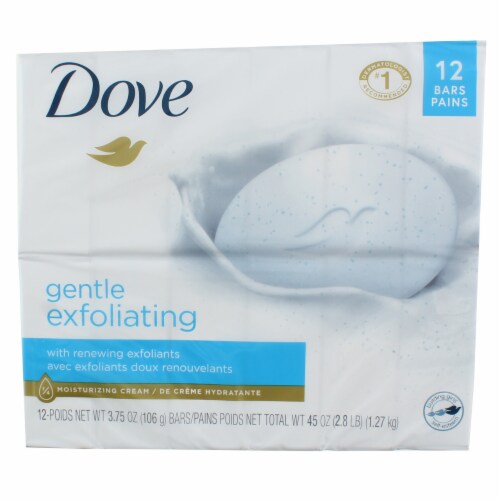 Dove Gentle Exfoliating Beauty Bars Perspective: top