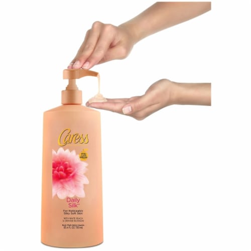 Caress Daily Silk Body Wash (25.4 Fluid Ounce, 2 Pack) Perspective: top