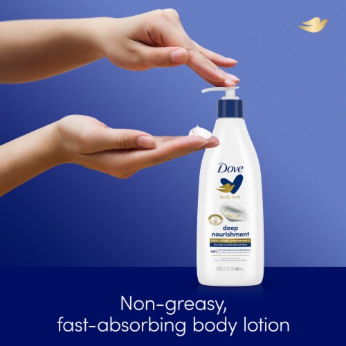 Dove Body Love Deep Nourishment Body Lotion Perspective: top