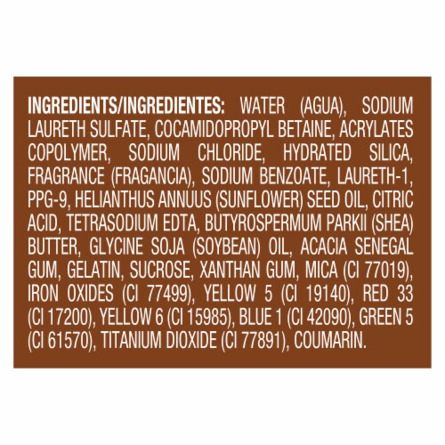 Caress Shea Butter & Brown Sugar Body Wash Perspective: top