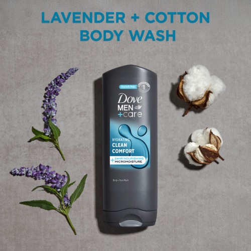 Dove Hydrating Clean Comfort Body and Face Wash Perspective: top