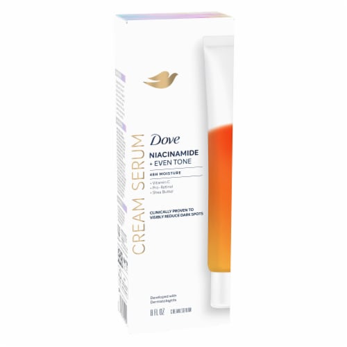 Dove Cream Serum, Shea Butter Niacinamide + Even Tone for Dark Spots, Uneven Tone, VitC, Pro-Retinol Perspective: top