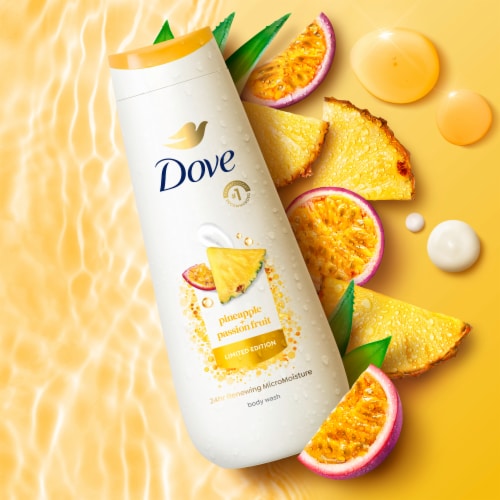 Dove Body Wash Pineapple & Passionfruit Perspective: top