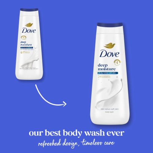Dove Deep Moisture Body Wash Perspective: top