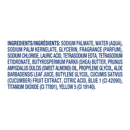 Lever 2000® Aloe & Cucumber Bar Soap Perspective: top