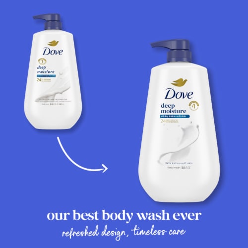 Dove Deep Moisture Body Wash with Pump Perspective: top