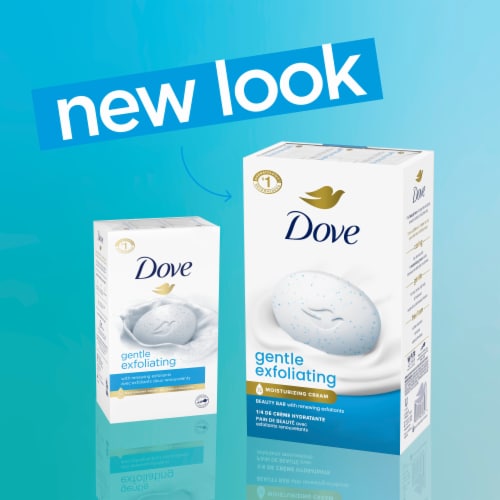 Dove Gentle Exfoliating Beauty Bar Soap Perspective: top
