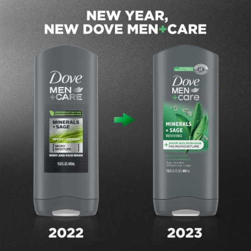 Dove Reviving Body and Face Wash Perspective: top