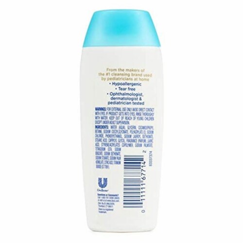 1.8 Fl Oz Unscented Baby Dove Tip to Toe Wash Set of 4 Perspective: top
