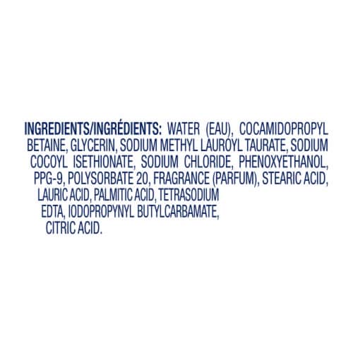 Dove Sensitive Skin Instant Foaming Body Wash Perspective: top