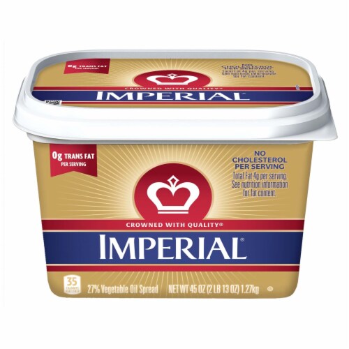 Imperial® Vegetable Oil Spread Tub Perspective: top